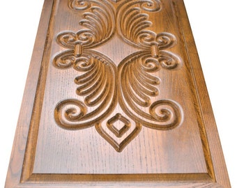 Wooden Backgammon Set Classic Carved Oak Wood Brown NEW Large 22.83 in NIB