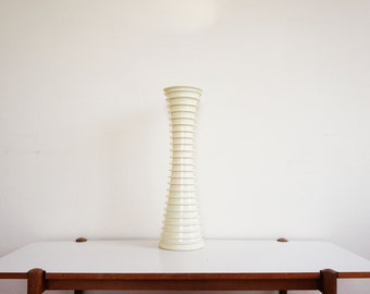 Large white vase vintage ceramic resin design