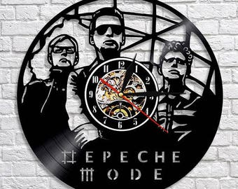 Depeche Mode Music Gift Vinyl Record Wall Clock