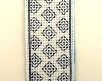 Japanese Sashiko embroidery bookmarks