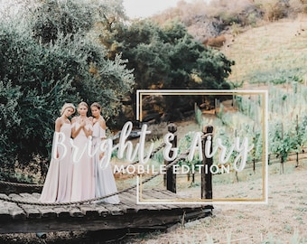 Bright & Airy | Mobile Lightroom Preset Collection