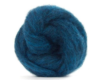 Corriedale Bulky Wool Roving - Andromeda - 4 ounces