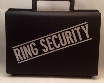 Ring Bearer Briefcase, Ring Security Case, Ring Security Box, Ring Bearer Pillow Alternative, Ring Security Agent, Ring Security Agent