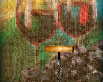 Wine art and Corkscrew 2
