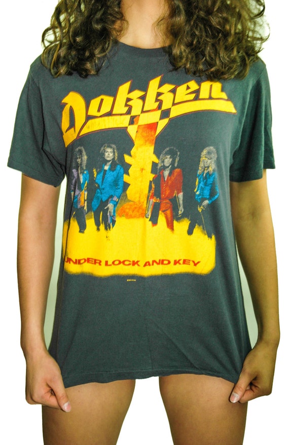 dokken under lock and key t shirt