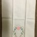 Vintage Cottage Chic Hand Done Cross Stitch Hand Towel