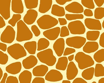 Zoe the Giraffe Orange Skin from Susybee SB20258-430 - juvenile susy bee cotton woven fabric character children kids cartoon safari yardage