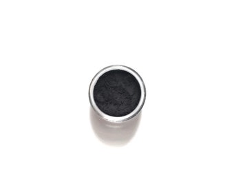 Coal - True Black Vegan Mineral Eyeshadow / Eyeliner - Handcrafted Makeup