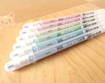 Sakura Gelly Roll Stardust Gel Pens : Red, Pink, Yellow, Green, Light Blue, Dark Blue ~ Sparkly & Glittery Ink ~ Listing for 1 Pen Only