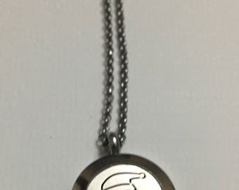 Diffuser Locket, Essential Oil Aromatherapy Locket, Santa Locket