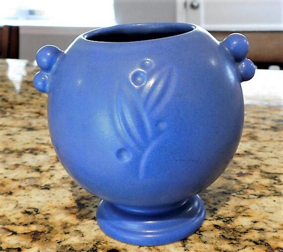 1900s Arts Crafts Period Pottery Stoneware Vase / American Art Pottery