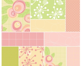 50% OFF SALE! Instant Download -Whimsy Flowers: Digital Paper Pack