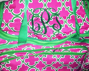 SALE Monogrammed Traveling Sacks/Duffel Bags