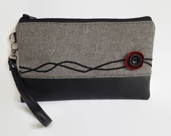 Wristlet, Leather Wristlet purse, Wristlet wallet, Leather clutch purse, Clutch bag, Bridesmaids clutch, Bridesmaids gift, Wristlet clutch