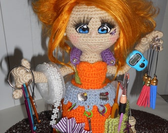 Chouquette Assistant crochet /couture service doll crocheted pat Tweety Dolls