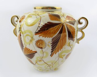 Vase with handles Kastanje Flora Gouda Holland Netherlands
