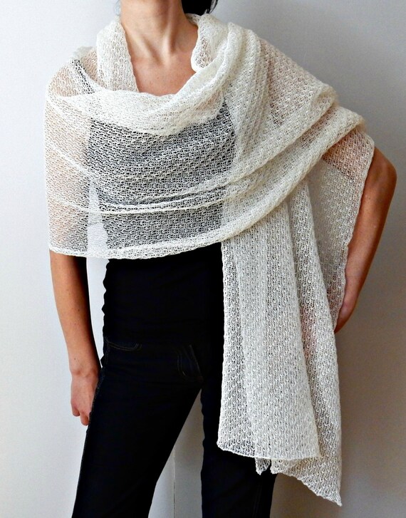 ivory bridal shawl