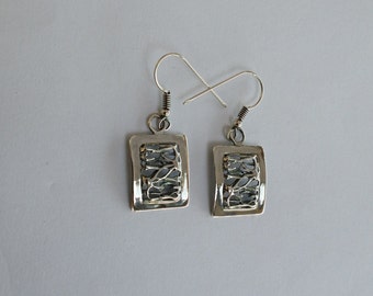 Handmade Sterling Silver Roots Earrings