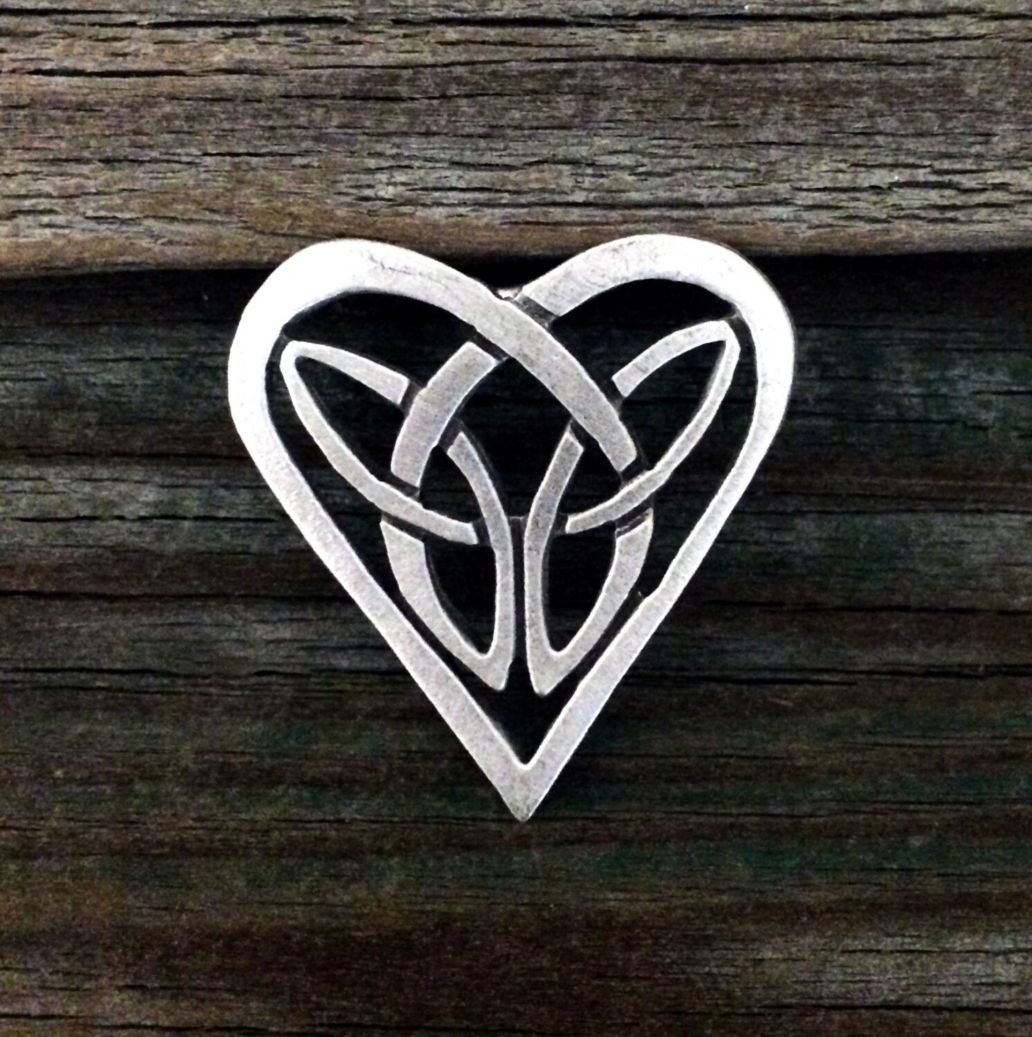 Celtic Knot Heart Pin Heart Pin Irish Jewelry Valentines