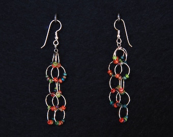 Dangling Bangle Earrings