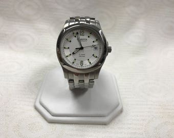 a107 Original Dakota Silver Tone 330 Feet 21 Jewels Automatic Men's Wrist Watch