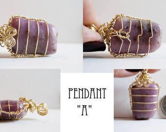 Thulite Pendant