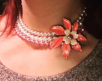 Flower Choker Necklace