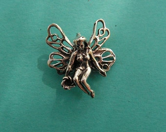 Sterling Silver Fairy Pendant