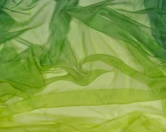 VALENTINO authentic organza pure mulberry silk fabric. Made in Italy. 180х140m. Irideshent fabric.