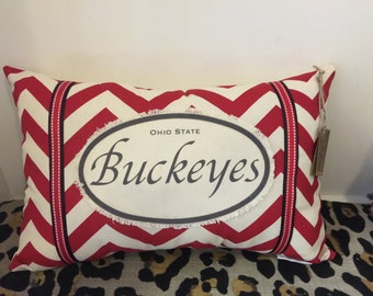 Ohio State Buckeyes Pillow