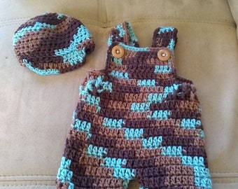Preemie/ Newborn Shortalls