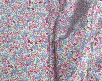 Boutique Floral Printed Silk Fabric for Women's Boho Dress #MF-SDA-6072 main image 1