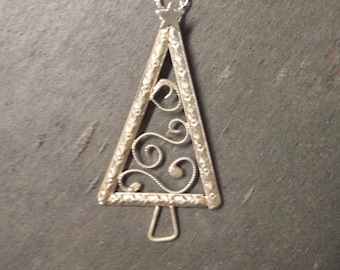 Sterling Silver Filigree Tree
