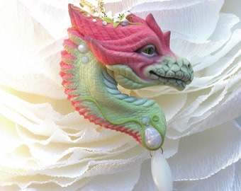 Dragon Lily one of a kind necklace