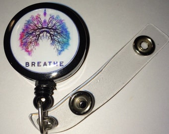 Breathe Themed ID Badge Reel