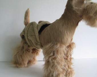 POOCHIE PANTZ tan female dog diaper, custom made, size X-SMALL