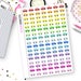 119 Car Stickers for Erin Condren Life Planner, Plum Paper or Mambi Happy Planner || I1001