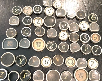 Vintage TYPEWRITER Keys Lot 50 Keys Lot 2