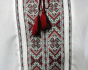 Handmade Vyshyvanka dress shirt for men Cotton-linen shirt men Handmade Embroidered shirts Ukrainian shirt Made in Ukraine Ukranian gift