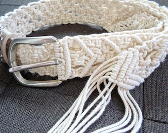Macrame braided belt - Bohemian