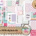 Big Happy Planner Sticker Kit - Easter 2018 Weekly Sticker Kit | Easter Eggs Bows Bunny Tulips Easter Basket Pink Green Purple (BHP)