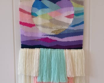 Bella woven wall hanging, boho wall tapestry, wall art