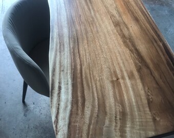 Wood Slab Desk - Modern Wood Desk