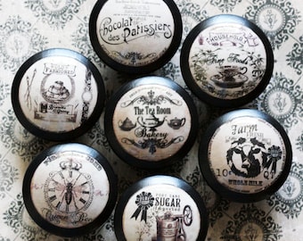 Vintage Knobs Confection Original Designs Door Pull set of 7