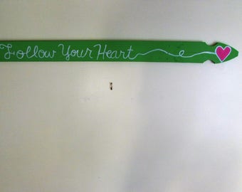 Rustic picket fence sign