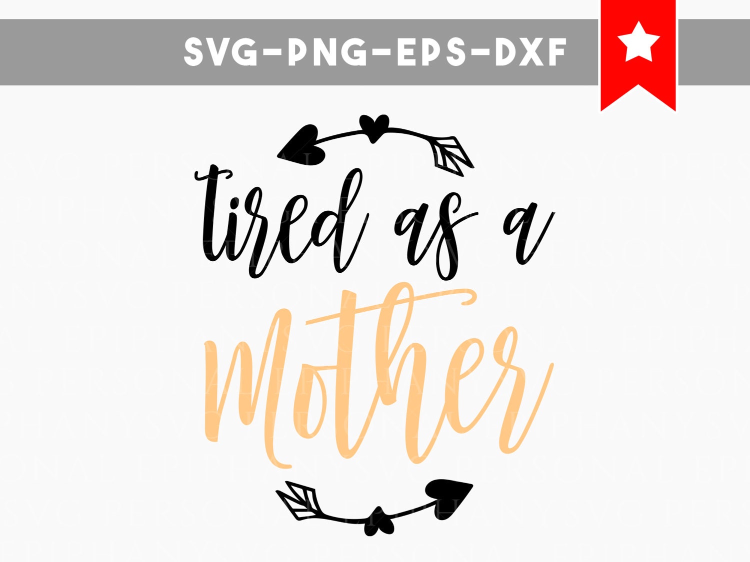 Download tired as a mother svg file wifey shirt iron on decals