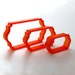 Rectangle Plaque or Frame Cookie Cutter (3-cutter set)