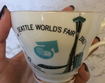 Vintage 1962 Seattle World's Fair tea cup