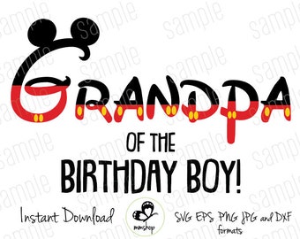 Download Mickey grandpa svg | Etsy