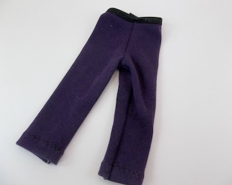 Leggings for 14.5" Doll Dark Purple fits Wellie Wishers and Similar dolls